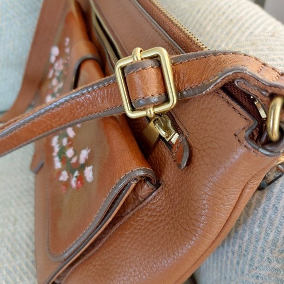 Leather Painted Fossil Purse - Picture 8 of 13